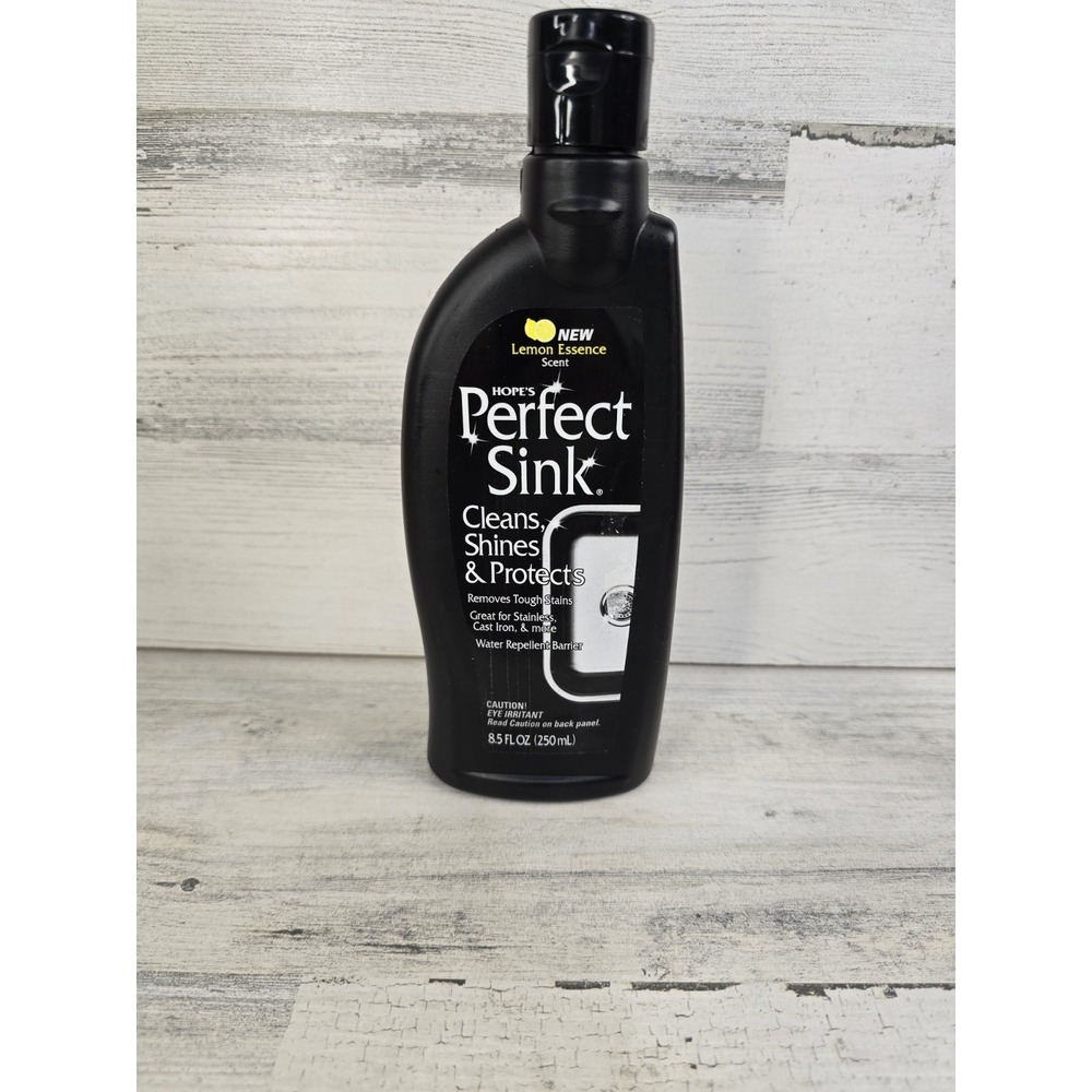 Hopes Perfect Sink Cleaner and Polish Lemon Essence 8.5oz Stainless Cast Iron